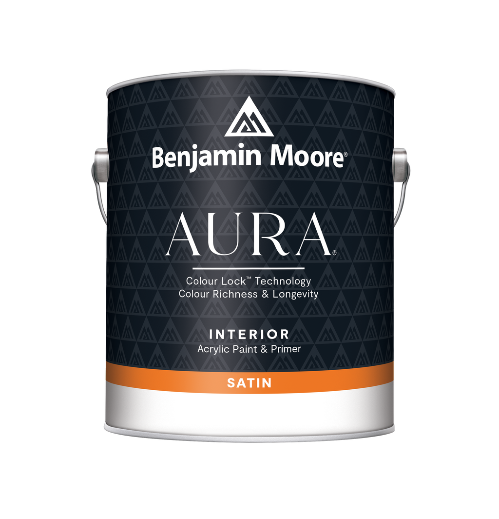 Aura Waterborne Interior Paint Satin Finish 526 Bay City Paint