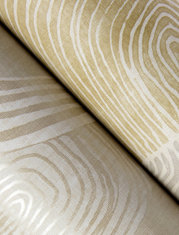 Hollace Honey Geometric Wallpaper