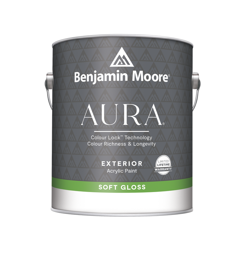 Aura Waterborne Exterior Paint - Soft Gloss Finish 632