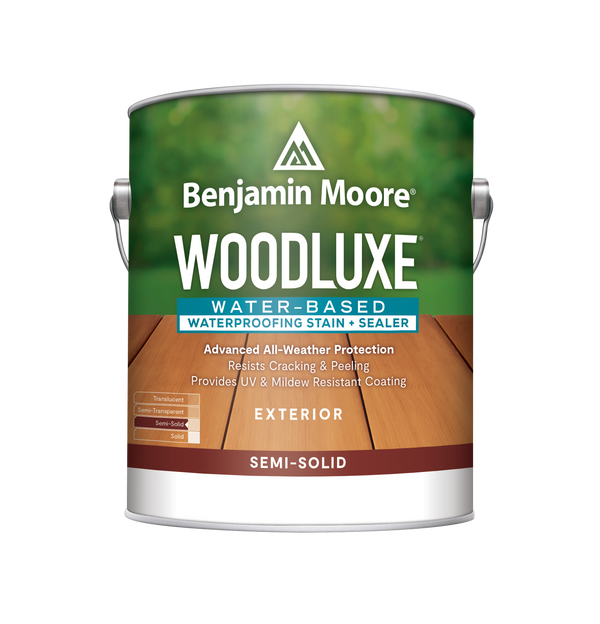 Woodluxe® Water-Based Waterproofing Stain + Sealer - Semi-Solid K693