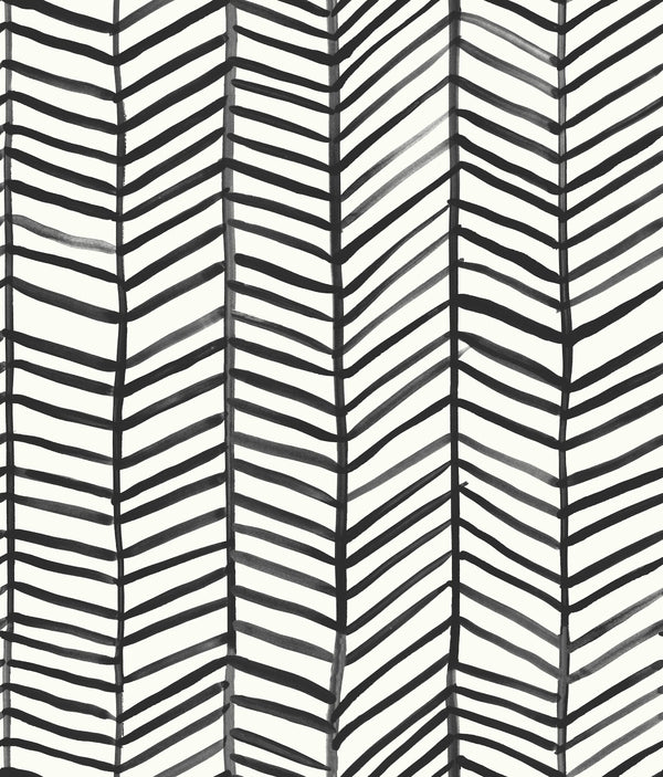 Cat Coquillette Herringbone Peel & Stick Wallpaper