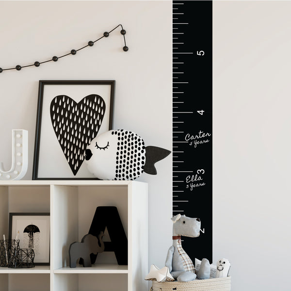 Growth Chart Chalk Ruler Peel & Stick Wall Decals