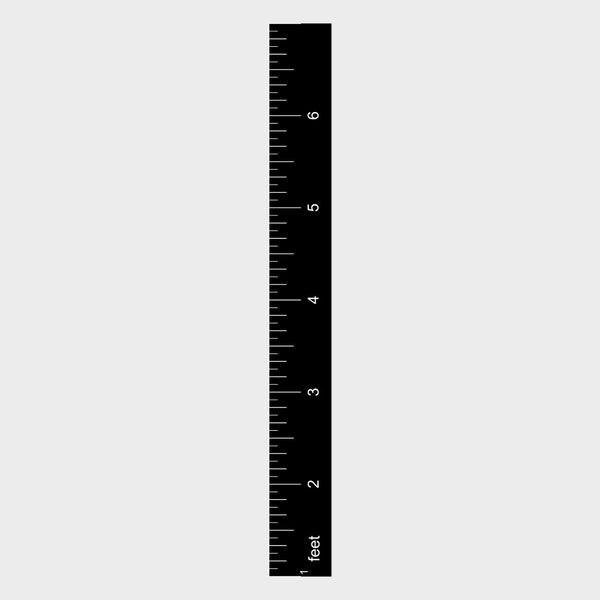 Growth Chart Chalk Ruler Peel & Stick Wall Decals