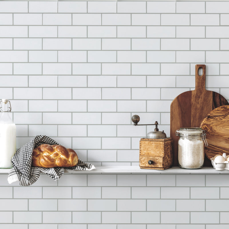 Classic Subway Peel & Stick Backsplash Tiles