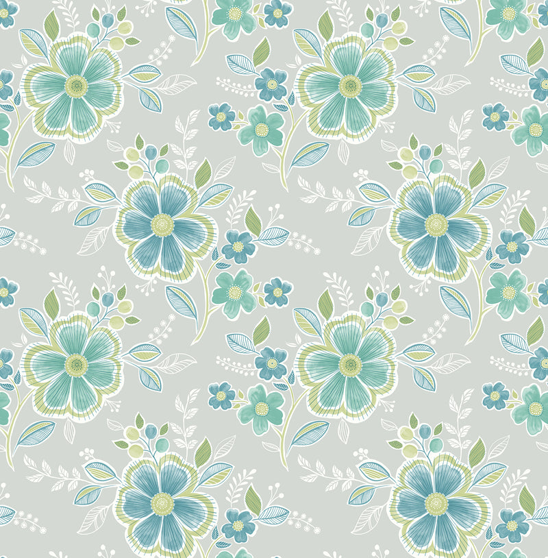 Chloe Green Floral